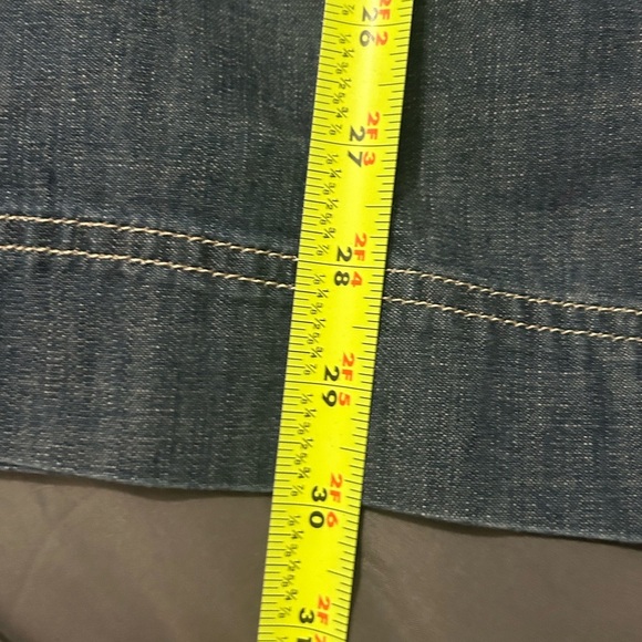 Eddie bauer - denim cropped jeans womens size 16 blue w/no rips - Picture 5 of 9